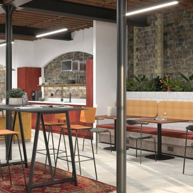 A breakout area in All Saints St, Colliers, King's Cross