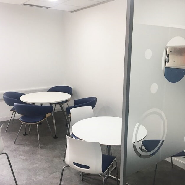 A breakout area in Kings Cross Road, Lenta, King's Cross