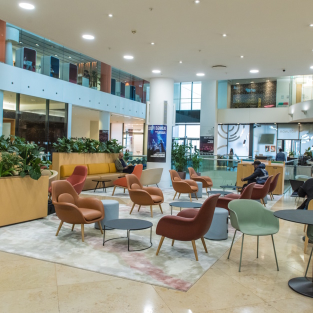A breakout area in York Way, Kings Place Music Foundation Ltd, King's Cross