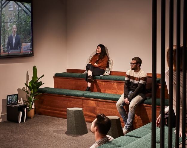 An event space at Pentonville Road, FORA in King's Cross