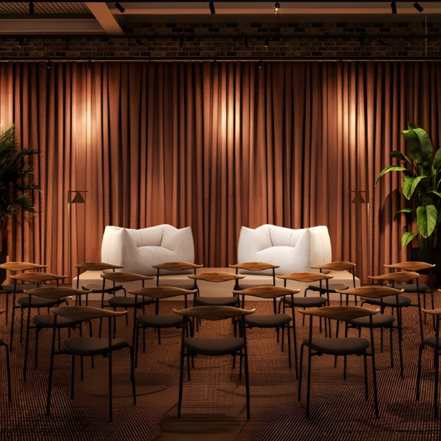 An event space at York Way, Land Securities Group PLC in King's Cross