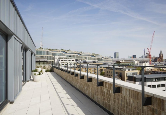 Balcony/terrace at Colliers, Regent's Wharf, King's Cross