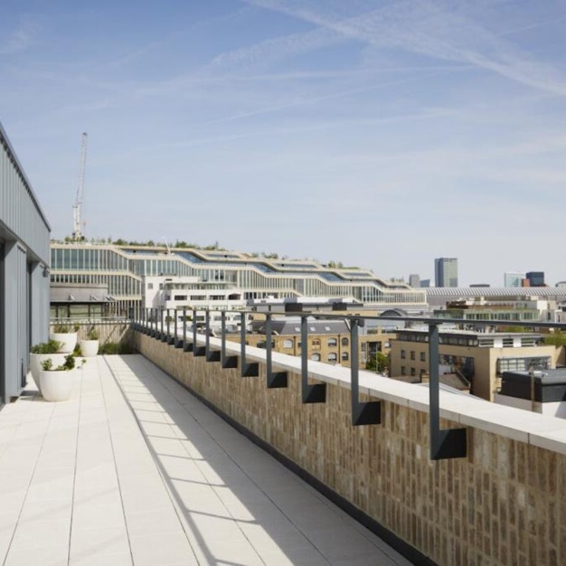 Balcony/terrace at Colliers, Regent's Wharf, King's Cross