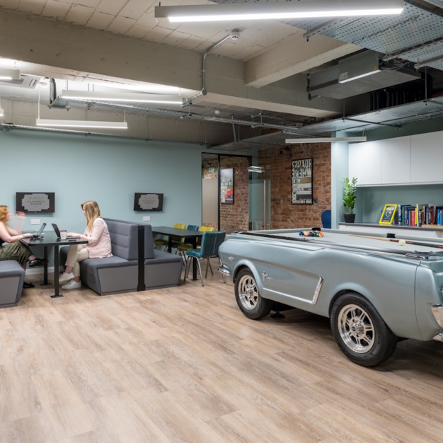 Breakout area at Chalton Street, The Boutique Workplace Company in King's Cross