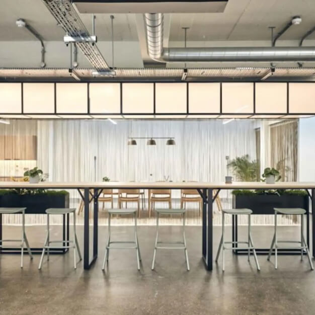 Breakout space for clients - Lighterman House, Kitt Technology Limited in King's Cross