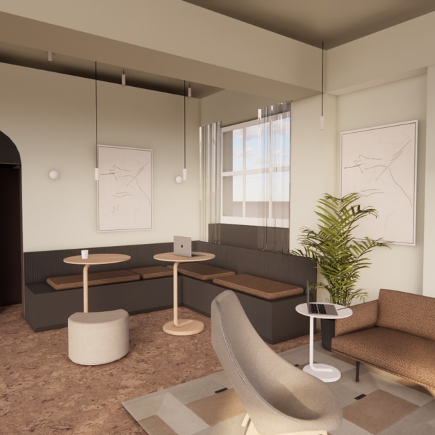 Breakout space for clients - Northdown Street, Shoreditch One Ltd (Oneder) in King's Cross