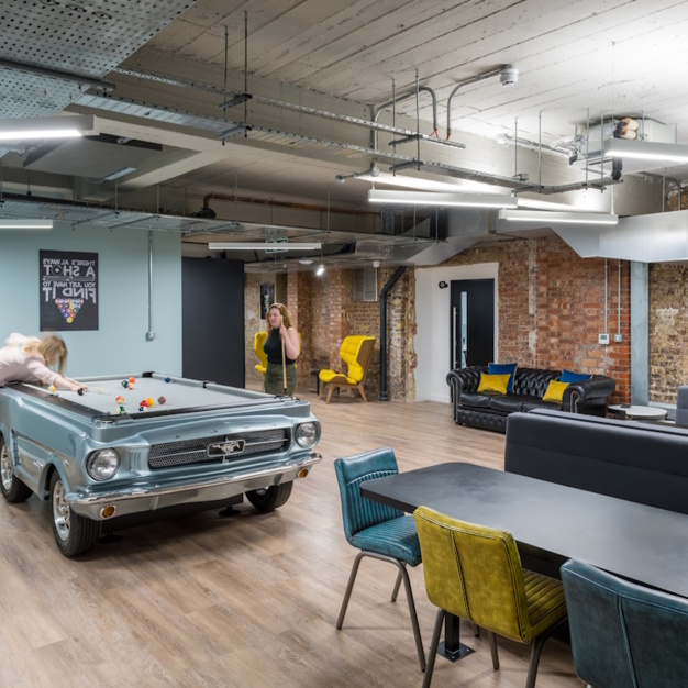 Breakout space in Chalton Street, The Boutique Workplace Company (King's Cross)