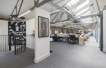 Dedicated workspace, York Way, PG High Cross Ltd in King's Cross