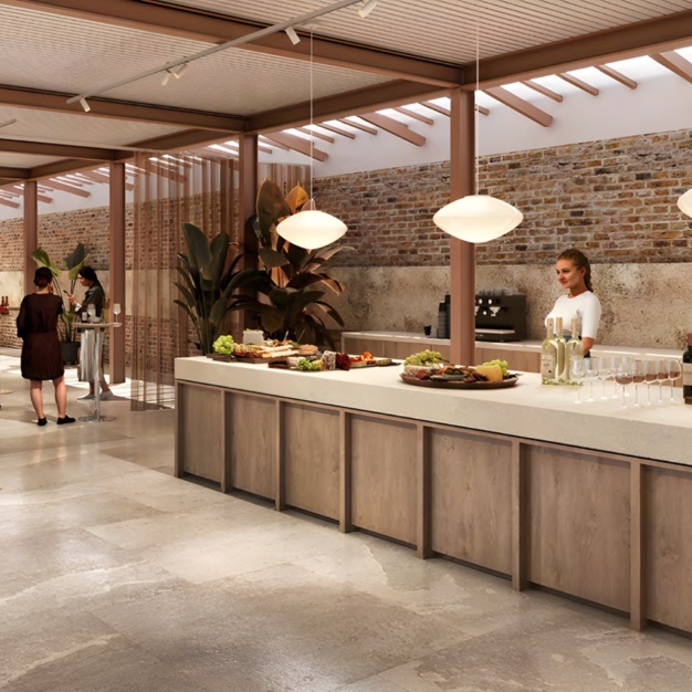 Event space in York Way, Land Securities Group PLC (King's Cross)