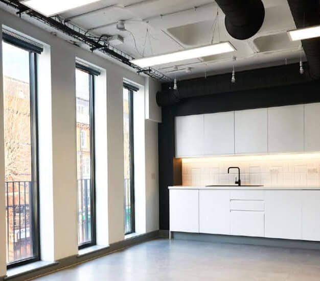 Kitchenette at Grays Inn Road, Business Cube in King's Cross