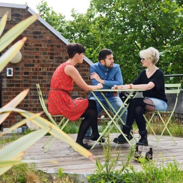 Outdoor space at Grays Inn Road, The Boutique Workplace Company in King's Cross