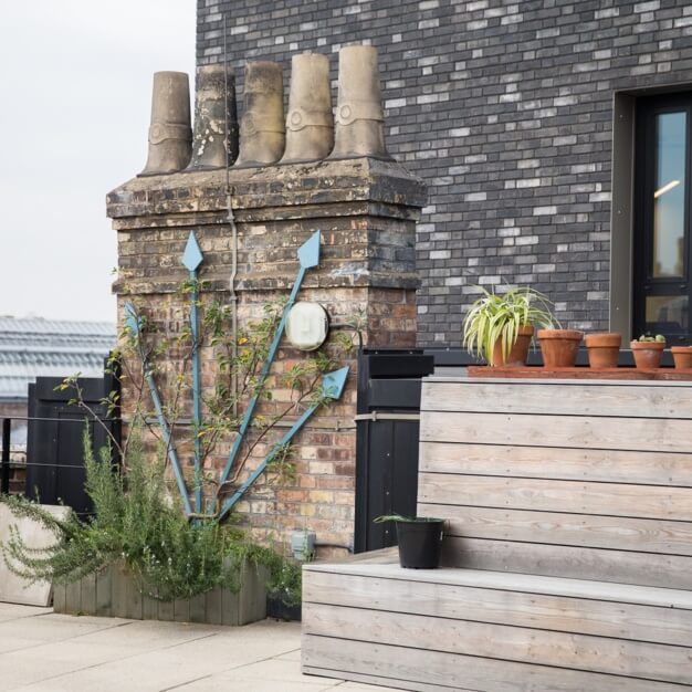 Outdoor space at Pancras Square, FORA (King's Cross)