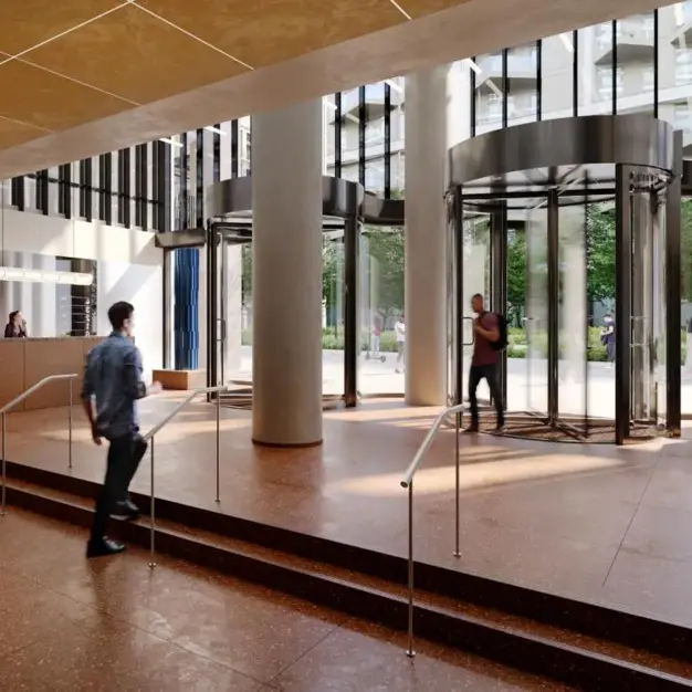 Reception area at Beaconsfield Street, FORA in King's Cross
