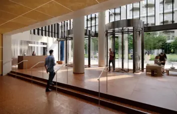 Reception area at Beaconsfield Street, FORA in King's Cross
