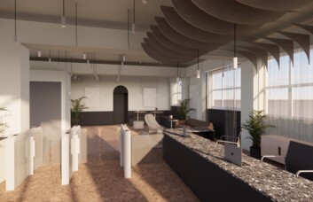 Reception area at Northdown Street, Oneder (King's Cross)