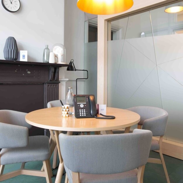 The meeting room at Euston Road in King's Cross, FORA