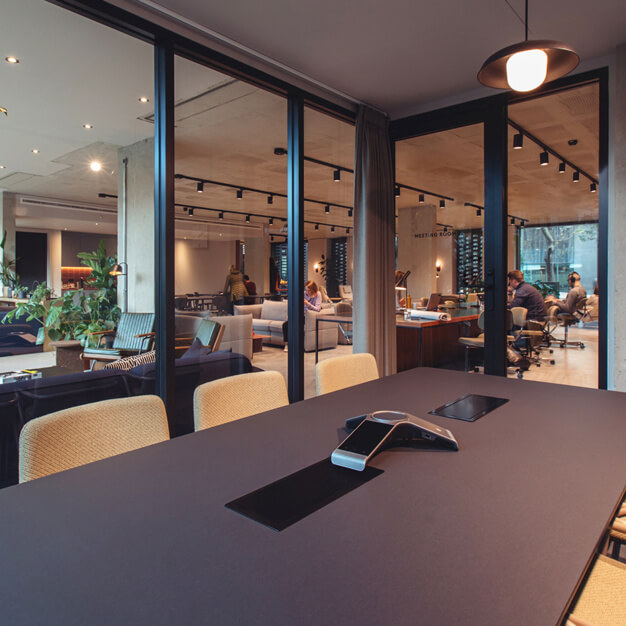 The meeting room at Pentonville Road, FORA in King's Cross