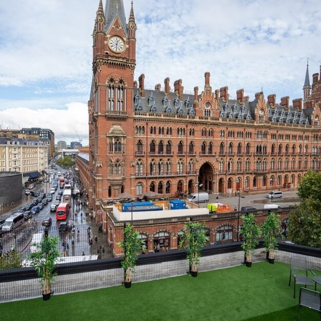 The views at Euston Road, Scope Space in King's Cross