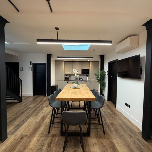 A breakout area in Crown Passage, Nammu Workplace Ltd, Kingston upon Thames