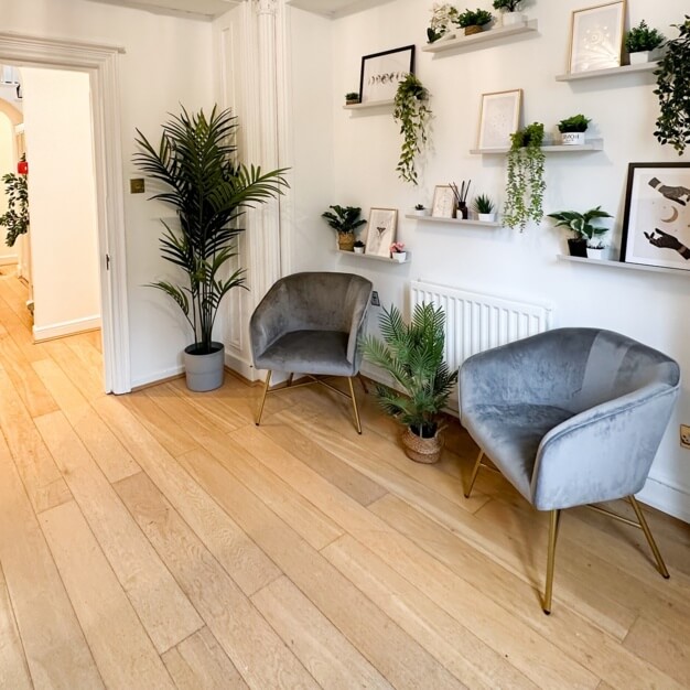A breakout area in Lower Teddington Road, Nammu Workplace Ltd, Kingston upon Thames
