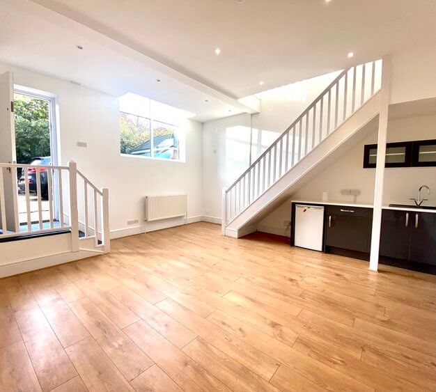 Kitchenette at Canbury Park Road, Etonia Ltd in Kingston upon Thames