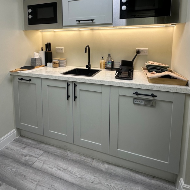 Kitchenette at Crown Passage, Nammu Workplace Ltd in Kingston upon Thames