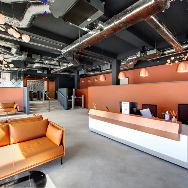 Reception at London Road, The Boutique Workplace Company in Kingston upon Thames