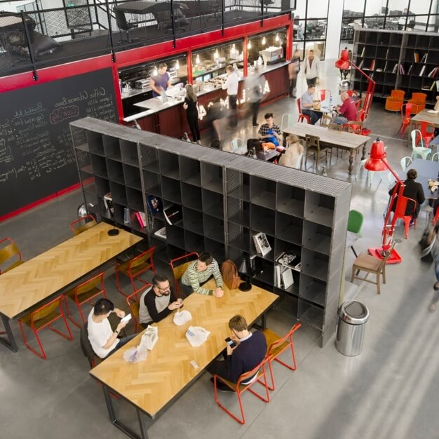 A breakout area in Acklam Road, Workspace Group Plc, Ladbroke Grove