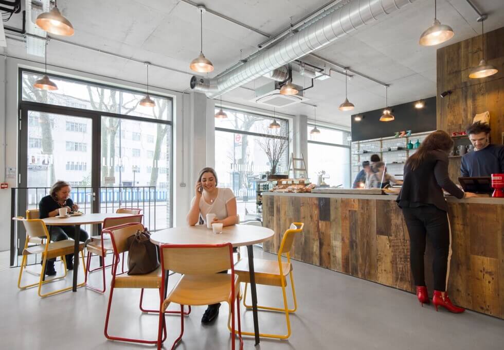 Café at Ladbroke Grove, Workspace Group Plc in Ladbroke Grove