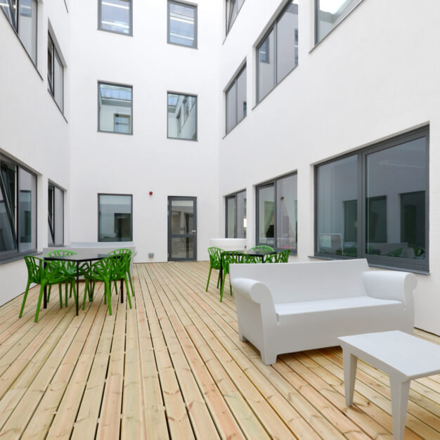 Outside breakout area - Kensal Road, Workspace Group Plc, Ladbroke Grove
