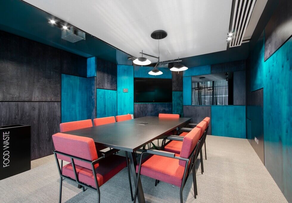 Boardroom at Kennington Lane, Workspace Group Plc in Lambeth