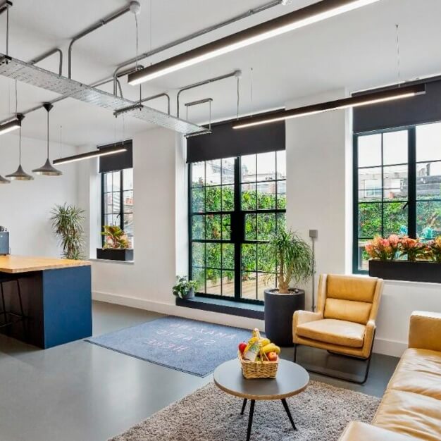 A dedicated breakout area in Gerrard Street, Workpad, Leicester Square