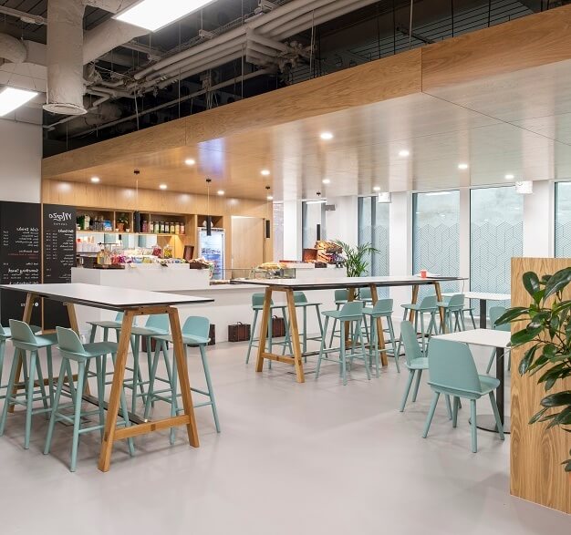 Café/restaurant within St Martin's Lane, Regus, Leicester Square