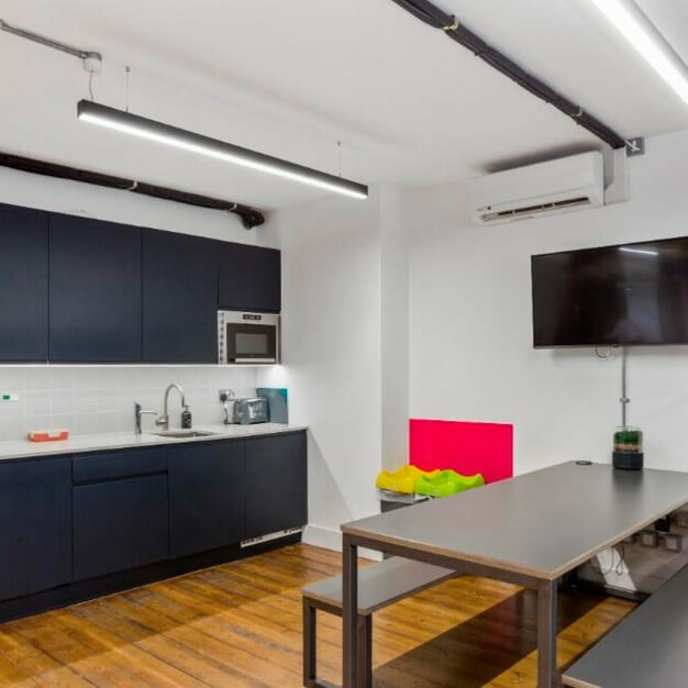 Dedicated kitchenette at Gerrard Street, Workpad in Leicester Square