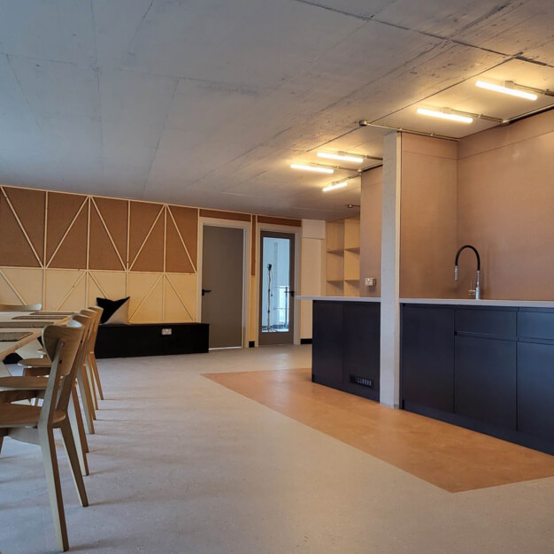 Breakout area at Lea Bridge Road, BSMNT Ltd in Leyton