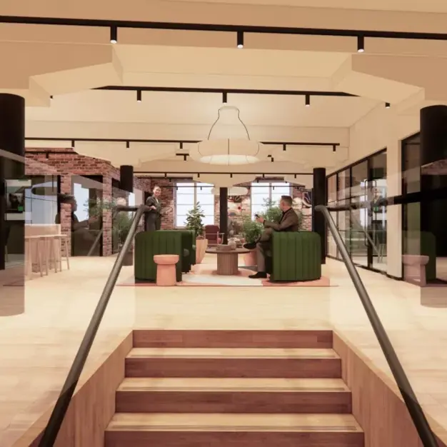 A breakout area in Devonshire Square, KNIGHT FRANK, Liverpool Street