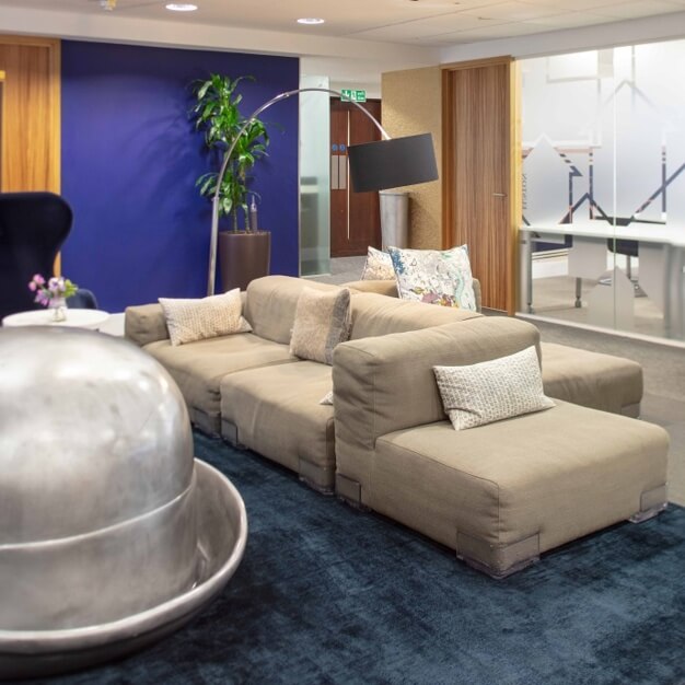 A breakout area in New Broad Street, The Office Serviced Offices (OSiT), Liverpool Street