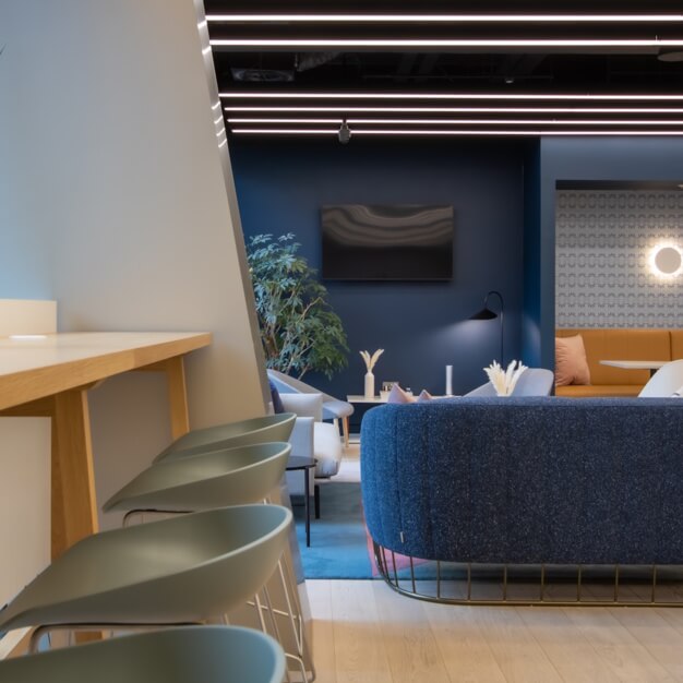 A breakout area - St Mary Axe, Industrious UK Holdings Ltd, Liverpool Street