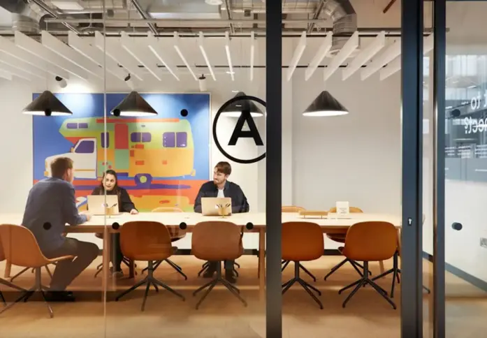 Boardroom at Houndsditch, WeWork in Liverpool Street