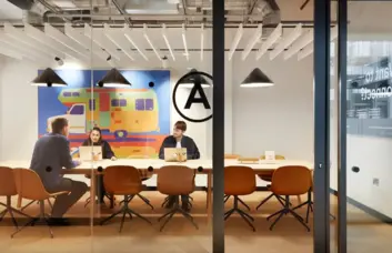 Boardroom at Houndsditch, WeWork in Liverpool Street