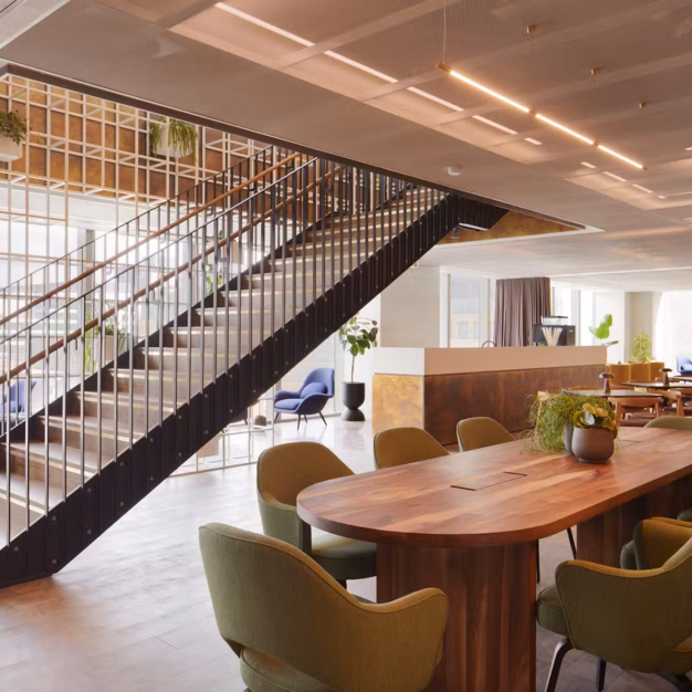 Breakout area at Old Broad Street, Land Securities Group PLC in Liverpool Street