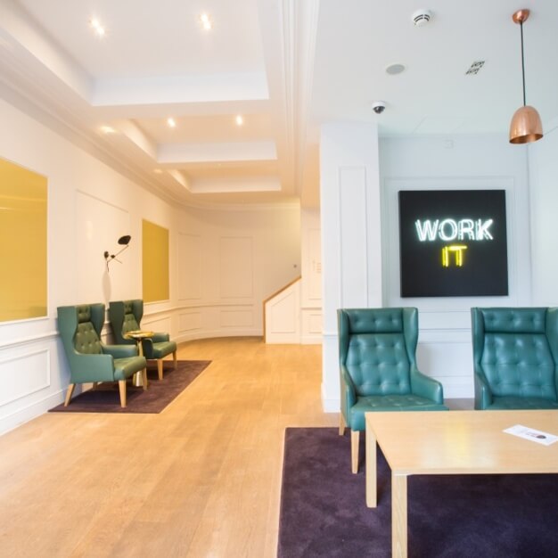 Breakout area for clients - Liverpool Street, London (FORA)