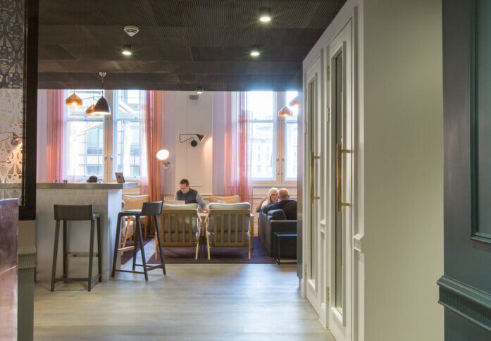 Breakout space for clients - Liverpool Street, FORA in London