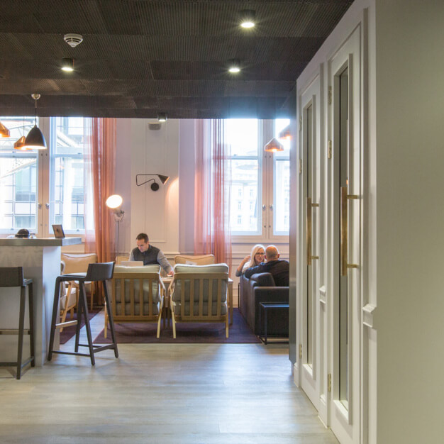 Breakout space for clients - Liverpool Street, FORA in London