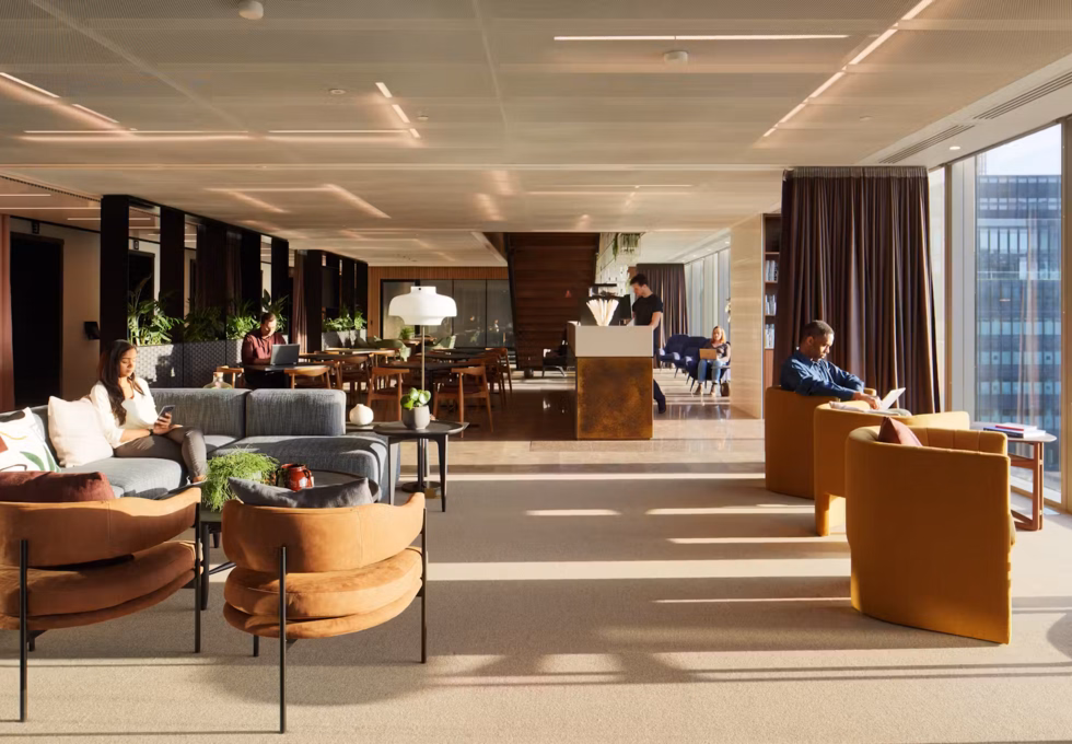 Breakout space for clients - Old Broad Street, Land Securities Group PLC in Liverpool Street