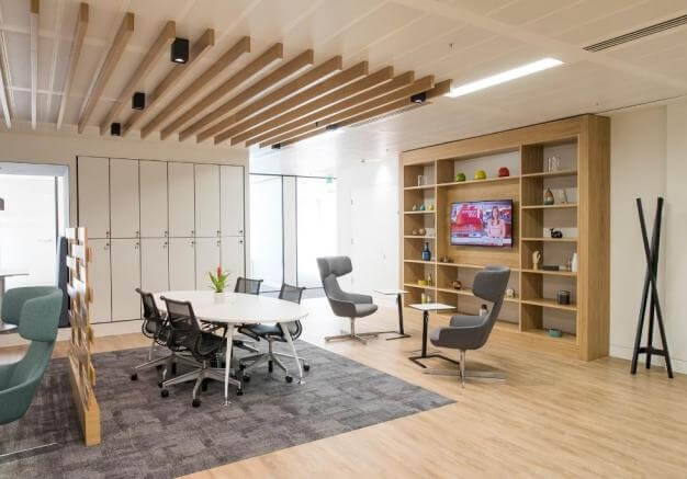 Breakout space for clients - St Mary Axe, Regus in Liverpool Street