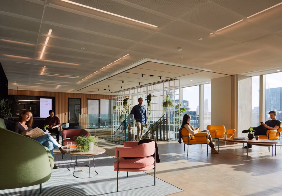 Breakout space in Old Broad Street, Land Securities Group PLC (Liverpool Street)