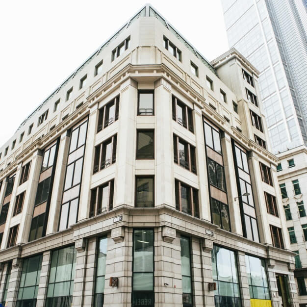 Building outside at St Mary Axe, Regus, Liverpool Street