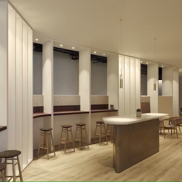 Client breakout area in Liverpool Street, London - The British Land Company PLC