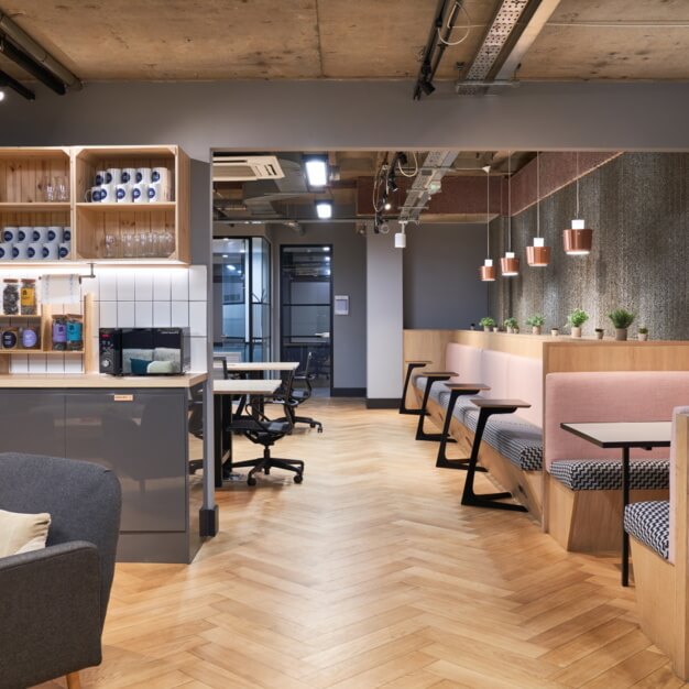 Client breakout space - Crown Place, Work.Life in Liverpool Street